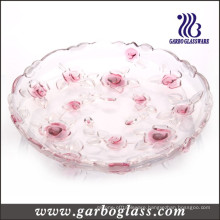 Red Rose Glass Plate (GB1708MG/PDS)